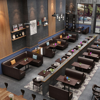 Ensemble table et chaises de restaurant / Mobilier de restaurant d'hôtel haut de gamme moderne