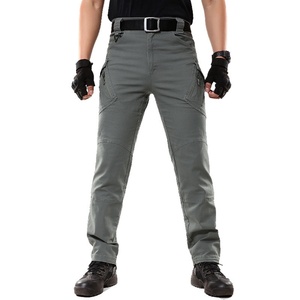 Tactical <b>Pants</b> Men's Loose Outdoor Multi Pocket <b>Work</b> <b>Pants</b> Made of Pure Cotton and Elastic - Product Image 3