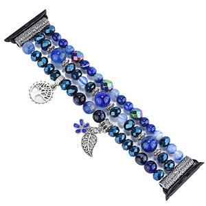 De zafiro de moda correa de reloj <span class=keywords><strong>Apple</strong></span> <span class=keywords><strong>Watch</strong></span> banda con Bling de marco de Metal de <span class=keywords><strong>38mm</strong></span> 42mm damas joyería de la muñeca de la <span class=keywords><strong>pulsera</strong></span> de la correa de - Product Image 6
