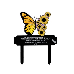 Metal Cementerio Plugin Decoración Metal Jardín Estaca Creativo personalizado Metal Césped Adornos Decoración de jardín - Product Image 6