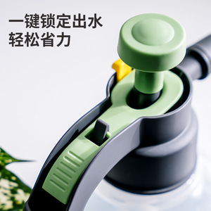 Manual Sprayer 2L Transparent Air Pressure Watering Can For Home Gardening Plant Protection With <b>Trigger</b> Gun Green And Black - Product Image 2