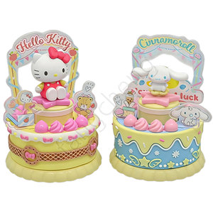 Jouets en boîte mystère sur le thème du gâteau d'anniversaire, style pastel, avec figurines Kitty & Cinnamoroll, ensemble de desserts, cadeaux pour fans et capsules Gashapon - Product Image 3