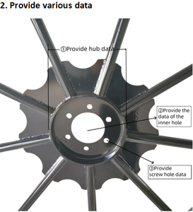 Roda De Borracha Sólida E Pneus Fábrica Trator Ampliado Andando Pneu Sólido - Product Image 2
