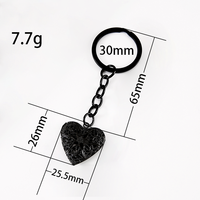 Ywyougang Porte-clés Cœur Creux 4 Couleurs, Cadre Photo Ouvrable en Acier Inoxydable, Motif Dentelle, Anneau d'Amour