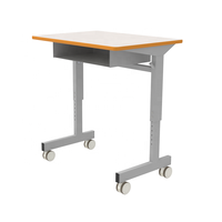 Meubles scolaires modernes, bureau simple pour les étudiants, bon marché, Durable, avec plateau de boîte à livres en métal