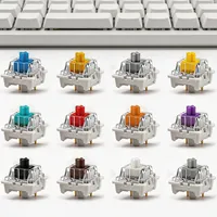 Interrupteurs Outemu pour clavier mécanique, 3 broches, sonores, linéaires, tactiles, silencieux, LED RGB SMD, pour jeux, compatibles avec les interrupteurs MX