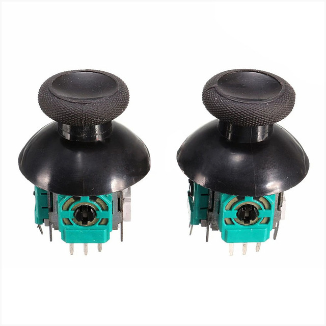 For PS4 Joystick Game Console Thumb Stick Button Key 3D Joystick Lever Joystick Kit With Screwdriver Repair Parts Accessories