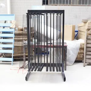 Showroom Flip Style Page Turning Floor Ceramic Tiles Marble Granite Stone Slab Wood Board Sample Metal Display Rack Stand