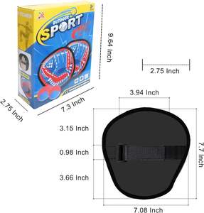 Ensemble de ballon de baseball pour débutants, gant d'entraînement de baseball pour enfants, <span class=keywords><strong>jeu</strong></span> de lancer et d'attraper sur la plage, vente chaude EPT - Product Image 2