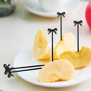 Giảm Giá Hấp Dẫn Nĩa Hái Trái Cây Hình Nơ Cho Trẻ Em Phụ Kiện Hộp Bento Phụ Kiện Ăn Trưa Cho Người Lớn Nĩa Làm Bánh - Product Image 4