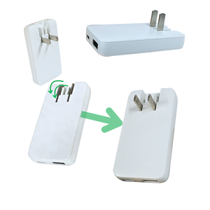 Cargador Portátil Ultrafino de Viaje con Carga Rápida de 65W GaN, Compatible con Laptops PD3.1, Protección OTP/OVP, Puertos USB-A y Tipo-C de 5V/3A - Product Image 5