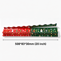Supports de Mahjong de Noël pour tuiles de Mahjong de Noël, supports de tuiles rouges et verts pour Mahjong américain, soirées de jeu de fin d'année, vente en gros