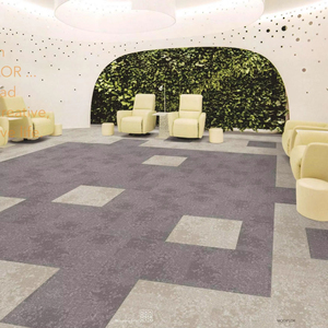 Thiết kế hiện đại vuông sàn văn phòng gạch Thảm 100% PP Nylon mô hình trừu tượng cắt đống - Product Image 6