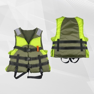 سترة نجاة خفيفة الوزن للرياضات المائية مع أحزمة قابلة للتعديل للبالغين - Product Image 1