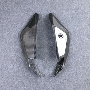 Carenados laterales traseros de fibra de carbono seca 3K para motocicleta Kawasaki ZX-10R 2021 y posteriores - Product Image 6