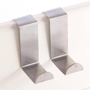 Jingbang Z-Shaped Door Hooks Stainless Steel Traceless Nail-Free <b>Coat</b> Hooks 2-Pack For Wall And Door Use - Product Image 5