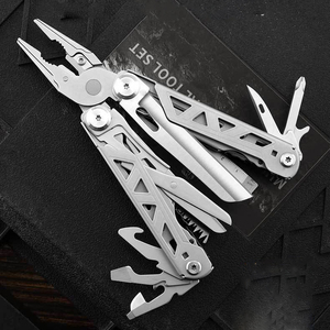 <span class=keywords><strong>New</strong></span> 15 trong 1 Thép không gỉ đa mục đích công cụ gấp Multitool Kìm mũi kim cho cắm trại Survival - Product Image 4