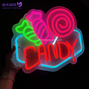 Signo de caramelo de neón Rosa personalizado para cupcakes y pasteles iluminados tan dulces para la decoración de la pared del <span class=keywords><strong>coche</strong></span> del Partido de la tienda de alimentos - Product Image 2