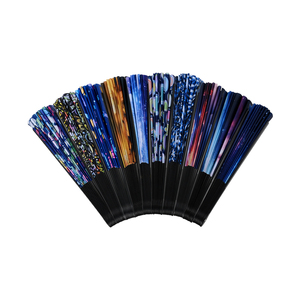Hot Bán Gấp Tay <span class=keywords><strong>Fan</strong></span> Hâm Mộ Biểu Tượng Tùy Chỉnh Vải Tre Người Hâm Mộ 13 Inch Thăng Hoa Khoảng Trống Biểu Tượng Quạt Tre Cho Đám Cưới Khiêu Vũ Quà Tặng - Product Image 3