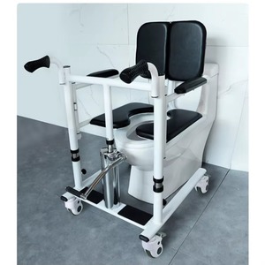 Handicap Elderly Patient Mover Transfer Lift Disabled Toilet Chair Commode Wheelchair Bathroom Shower Patient Transfer Chair - Product Image 2