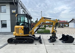 Mini-excavatrice sur chenilles d'occasion de 2,7 tonnes à 3 tonnes, modèle Cat 302.7, Caterpillar CAT 302.7 303 304 d'occasion, excavatrices CE à vendre - Product Image 5