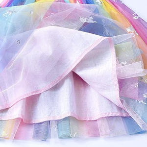 <span class=keywords><strong>Vestidos</strong></span> de Algodón <span class=keywords><strong>para</strong></span> <span class=keywords><strong>Niñas</strong></span> de 2 a 14 Años, Personalizables, ODM, con Encaje en Capas, Manga Corta, Estampado de <span class=keywords><strong>Unicornio</strong></span>, Ropa Infantil - Product Image 4