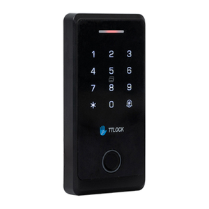 Serrure d'accès par empreinte digitale TTlock, déverrouillage par empreinte digitale et <span class=keywords><strong>code</strong></span> WeChat, gestion à distance intelligente - Product Image 1