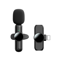 Neues K3 Kabelloses Lavalier-Mikrofon aus Metall HD-Aufnahme Geräuschunterdrückung Leichtgewichtig für Video-Livestreaming Vlogging