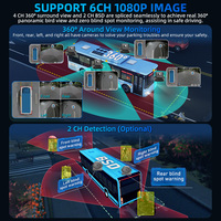 Caméra de recul de voiture AlwayCare AHD 720P/1080P 360 °   Système de surveillance AVM Vision nocturne pour les grands véhicules Sécurité à 360 degrés