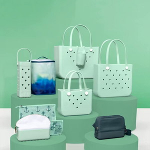 Borsa da Spiaggia Personalizzata con Logo, Grande Borsa in Silicone Lavabile e Resistente, Popolare Borsa Eva per Viaggi - Product Image 3