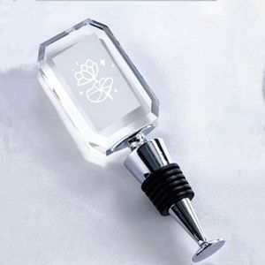 Tapón de cristal personalizado para <span class=keywords><strong>vino</strong></span> tinto, tapón de botella de <span class=keywords><strong>vino</strong></span> de cristal sólido transparente, tapón de Baijiu para <span class=keywords><strong>vino</strong></span> extranjero - Product Image 3