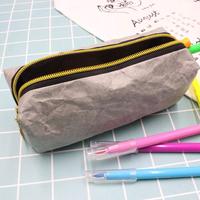 Trousse à crayons ultralégère tendance, trousse à cosmétiques avec fermeture éclair, trousse à maquillage simple, étui à stylos