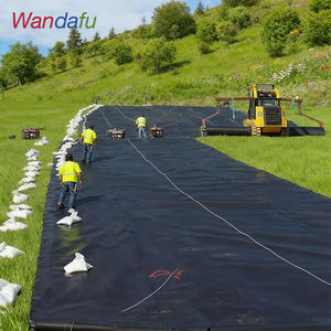 Полиэтилен <span class=keywords><strong>HDPE</strong></span> Гладкий УФ-стойкий геомембранный вкладыш для свалки водонепроницаемый пластиковый аквакультурный пруд оросительные канавки - Product Image 1