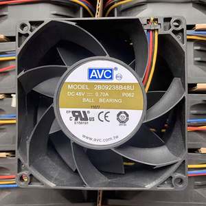 Ventilateur inverseur à haut volume Qihong AVC 2B09238B48U 48V 0.70A 4 lignes, neuf et original. Qihong AVC 2B09238B48U d'origine, neuf - Product Image 2