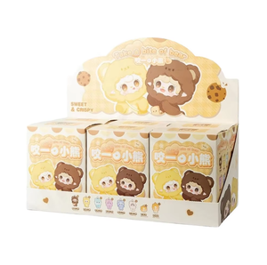 YY Autentico Yooki Take a Bite of Bear Series Blind Box Peluche Giocattolo Decorazione Moda Ciondolo Carino Modello da Collezione - Product Image 6
