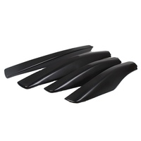 Pour Lexus RX350 RX400h RX330 2003-2005 2006 2007 2008 2009 Noir ABS Barre De Toit Rail Fin Protection Couverture Shell remplacer 4PCS