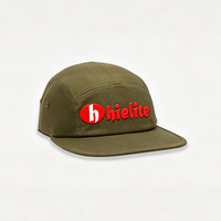 Casquettes de course d'extérieur personnalisées à 5 panneaux, séchage rapide, imperméables, avec impression sérigraphique pour la pêche et les sports