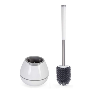 Cepillo de Inodoro de Silicona Suave TPR Blanco Inthetrend, Ecológico, con Soporte, Precio de Fábrica - Product Image 1