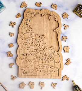 Set di Puzzle in legno ad alta difficoltà, Puzzle in legno personalizzati con accessori Puzzle Premium - Product Image 3
