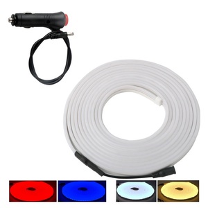 LED Neon para Tesla Model 3Y <span class=keywords><strong>2022</strong></span> 2023 2024 White Trunk Ambient Lighting 16,4 Flexible Impermeable LED Strip LightWhite Front - Product Image 3