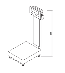 बड़ा प्रदर्शन फैक्टरी पैमाने 304 पूर्ण स्टेनलेस स्टील वजन बेंच पैमाने निविड़ अंधकार <span class=keywords><strong>IP67</strong></span> सूचक मंच पैमाने - Product Image 4