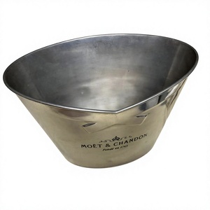 Champagne Wine Chiller Large <b>Ice</b> <b>Bucket</b> For Bar Party Decorative Handmade Customizable Designs Beverage Cans Chiller Tub - Product Image 1