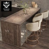 Chaise de bar contemporaine de haute qualité en velours blanc rembourrée, mobilier commercial moderne pour bar à domicile et comptoir de cuisine