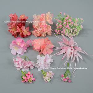 Fleur de soie rose, décoration de chapeau de cérémonie de remise de diplôme, matériel de bricolage fait main, forme de fleur multiple, bord gaufré, mariage - Product Image 2