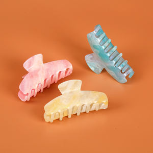 Vendita calda elegante Design classico acrilico capelli artiglio fermaglio per le signore e le ragazze di altri colore dei capelli del sole accessori - Product Image 6