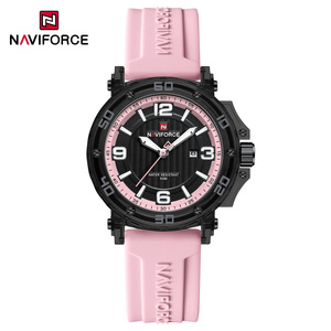 นาฬิกา <span class=keywords><strong>NAVIFORCE</strong></span> 7125 รุ่นใหม่ล่าสุด ขายส่ง นาฬิกาข้อมือ<span class=keywords><strong>ผู้หญิง</strong></span> หรูหรา กันน้ำ สายพลาสติกซิลิโคน พร้อมวันที่ - Product Image 1