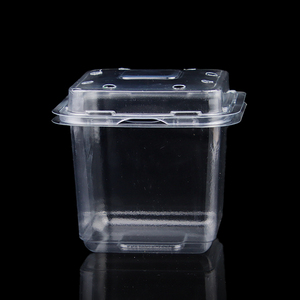 Tùy chỉnh thực hiện có thể tái chế rõ ràng Rau nhựa vỏ sò hộp bao bì Pet salad <span class=keywords><strong>container</strong></span> với nắp nhựa trái cây <span class=keywords><strong>container</strong></span> - Product Image 4