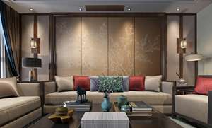 可定制现代防水防火电视背景墙板刺绣家居装饰艺术客厅防潮 - Product Image 4