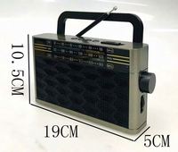 Meier M-8005BT chine haut-parleur Portable rétro Vintage classique bois Antique Usb Fm Am Sw bois maison Radio