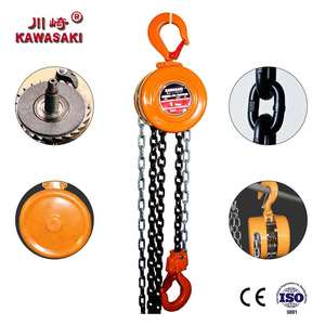 รอกโซ่โลหะแบบมือหมุน 1 ตัน โซ่ G80 ยาว 2.5 เมตร สำหรับงานหนัก ใช้ในงานก่อสร้างและอุตสาหกรรม - Product Image 4